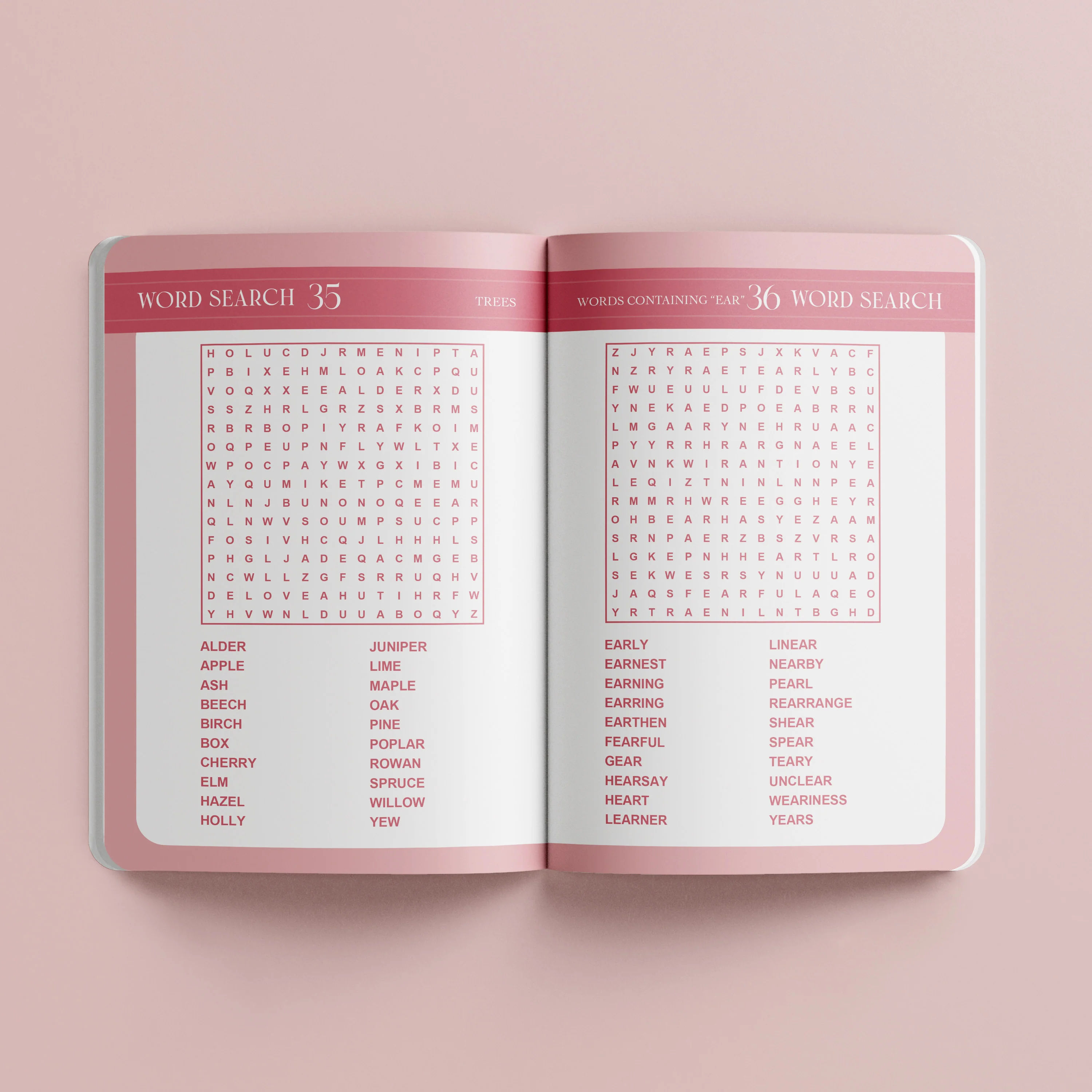 Faux Leather Puzzles Word Search - Image 3