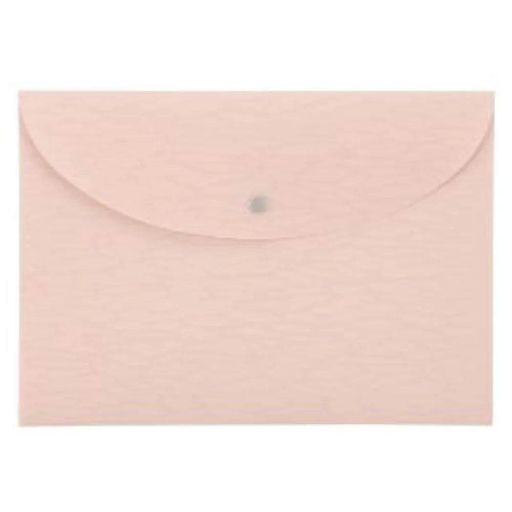FOLDERMATE NEST PASTEL SERIES BUTTON BAG A4 - PINK