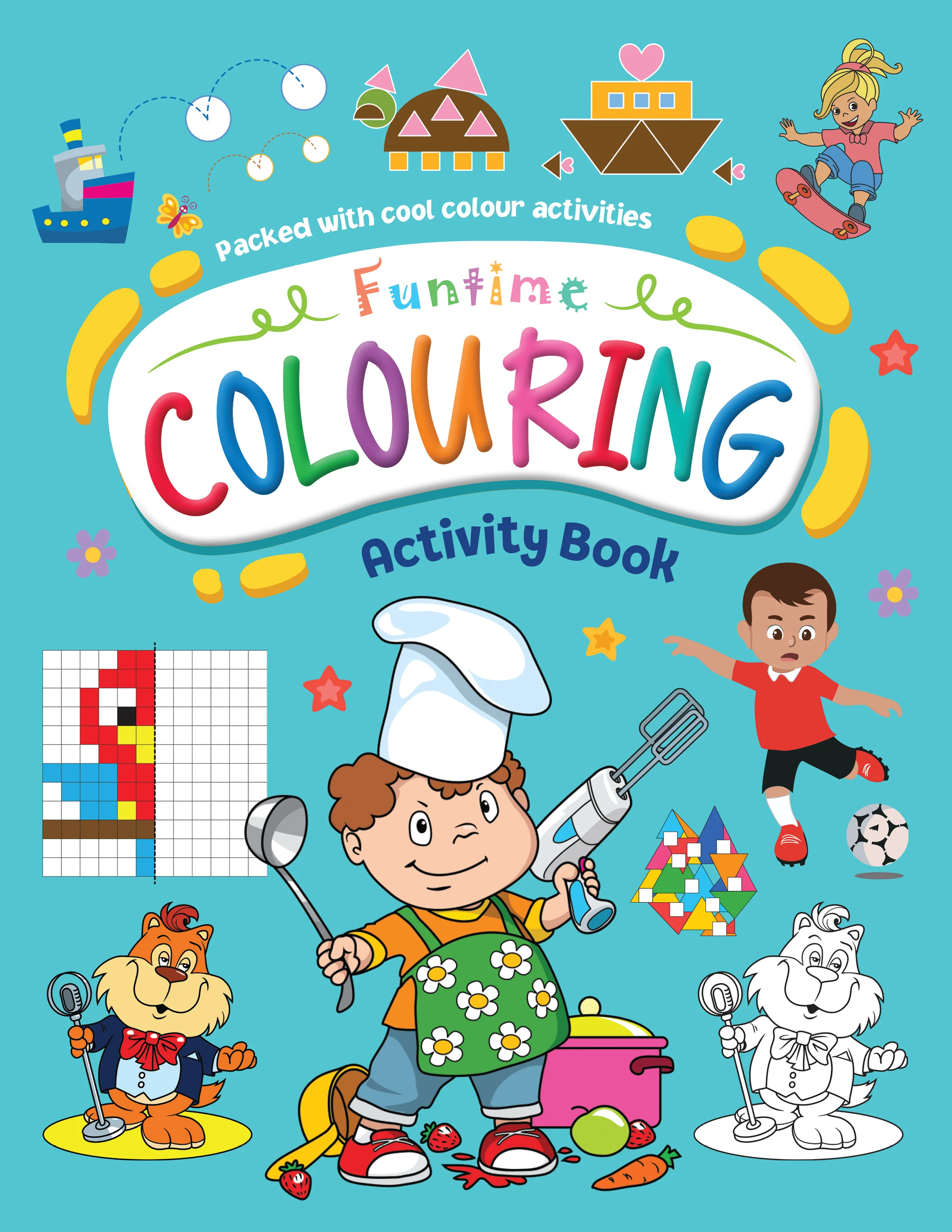 Funtime Colouring Activity Book