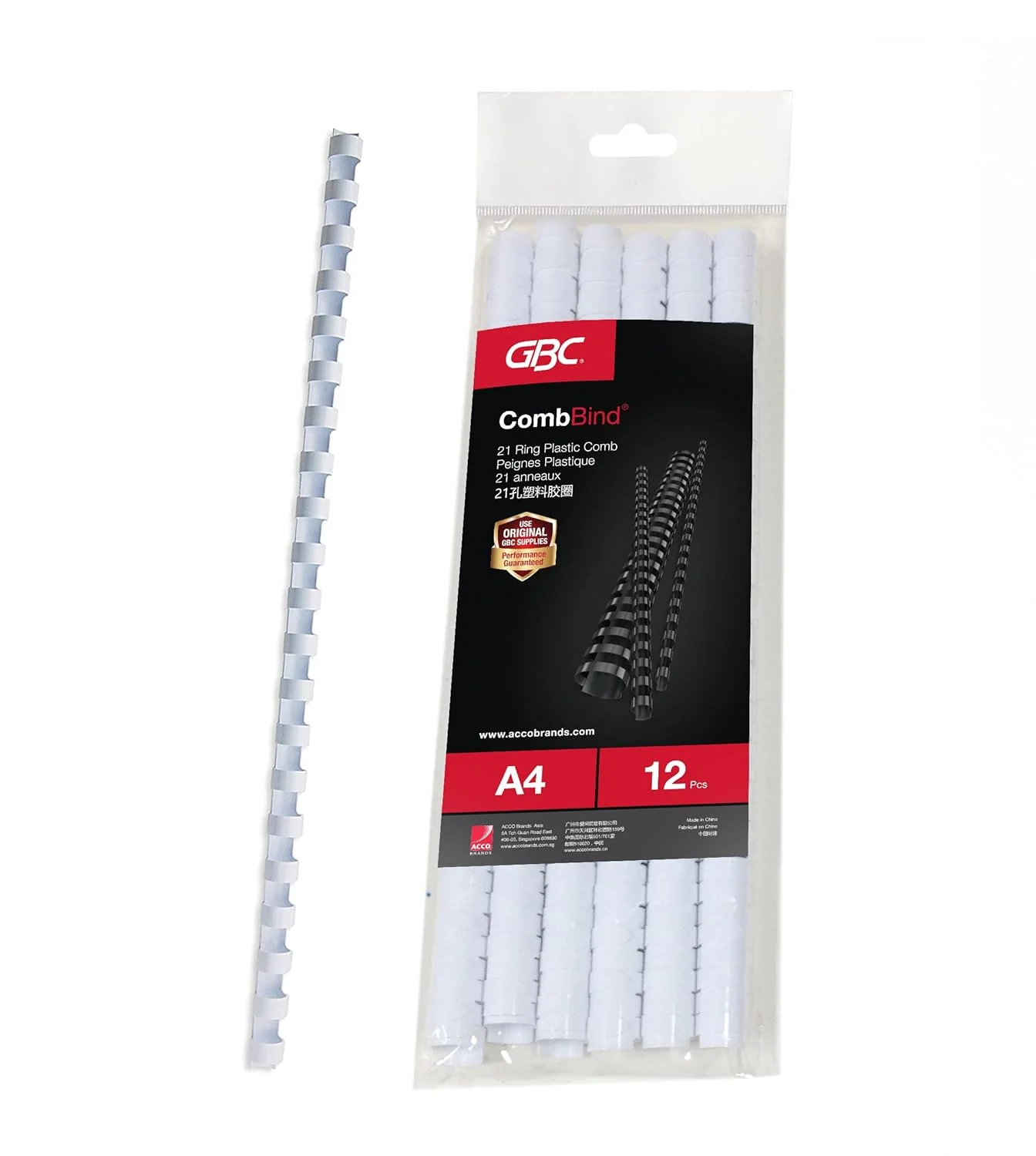 Gbc 12mm Binding Rings 12pcs