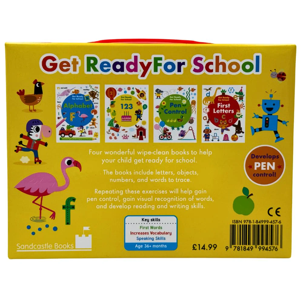 Get Ready For School - Wipe Clean Activity Pack - Image 2