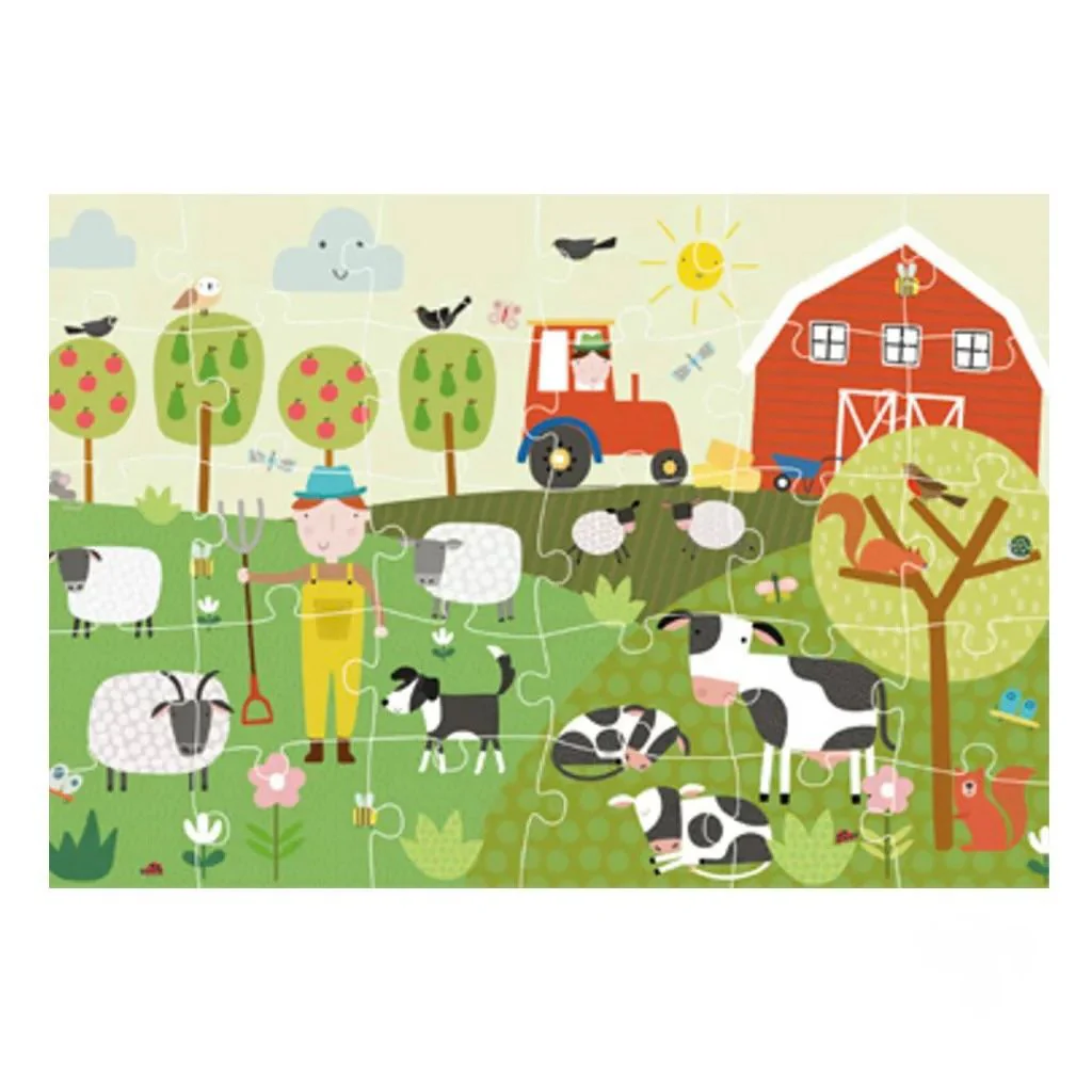 GIANT FLOOR 30 PIECES PUZZLE FARMYARD - Image 2