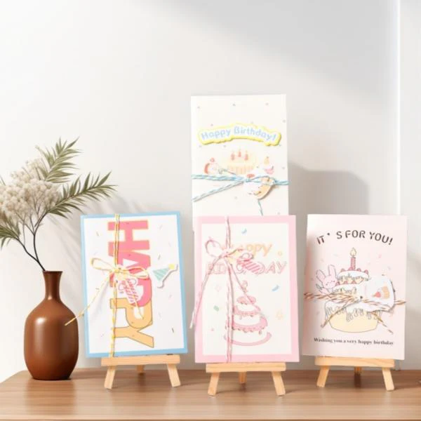 Greeting Card With String NJ-022-325