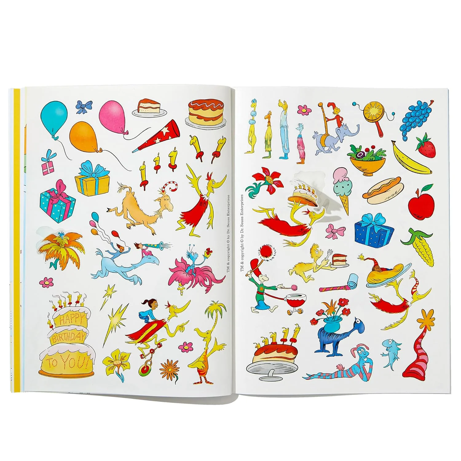 Happy Birthday To You Sticker Activity Book (Dr. Seuss) - Image 3