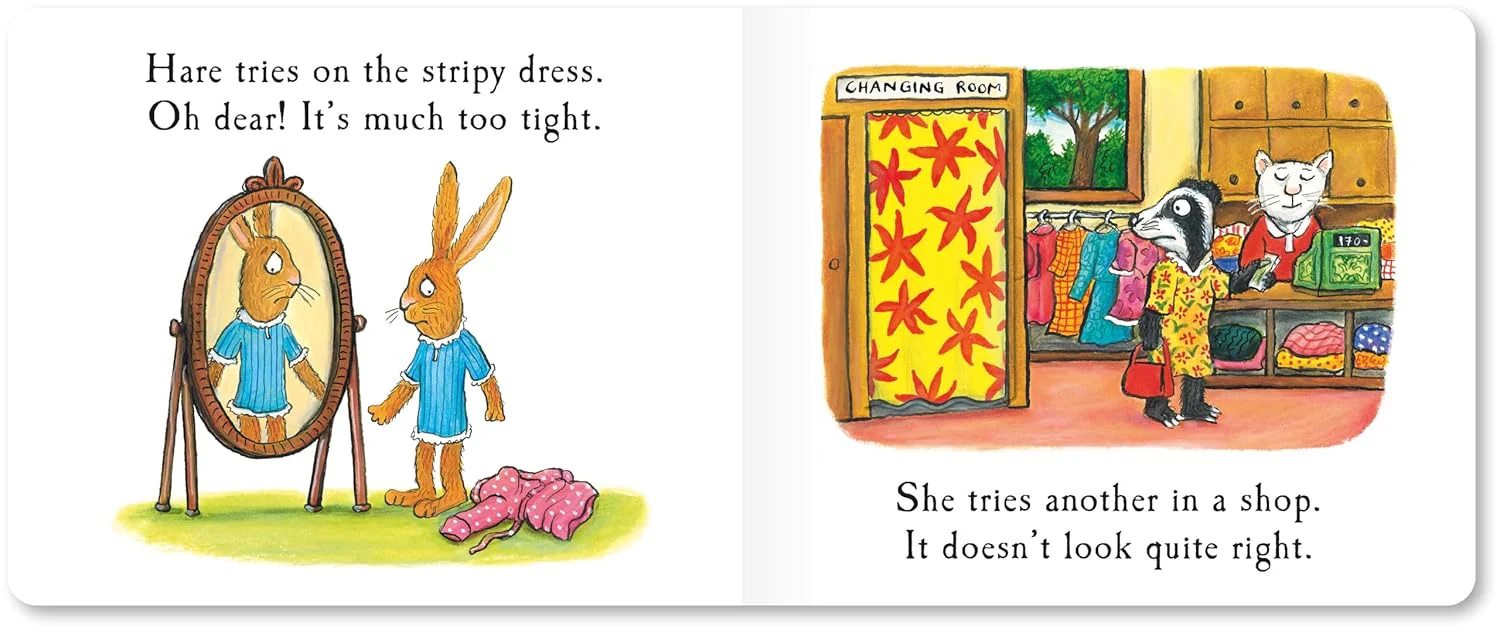 Hare's New Dress (Tales From Acorn Wood) Board Book – Hardcover - Image 4