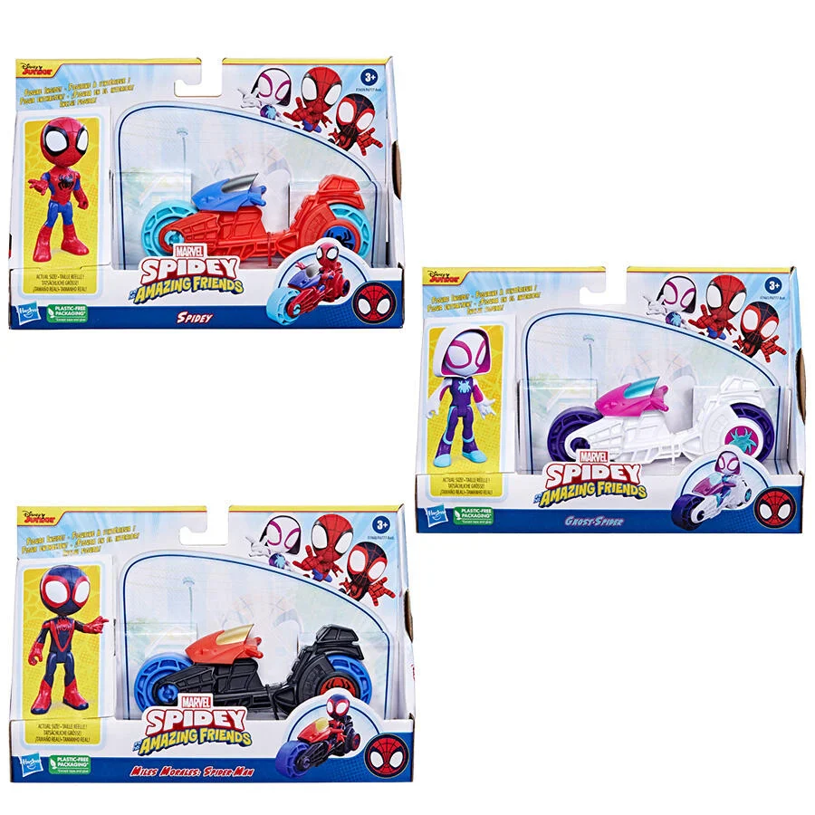 HASBRO MARVEL SPIDEY AND HIS AMAZING FRIENDS MOTORCYCLE ASSORTMENT