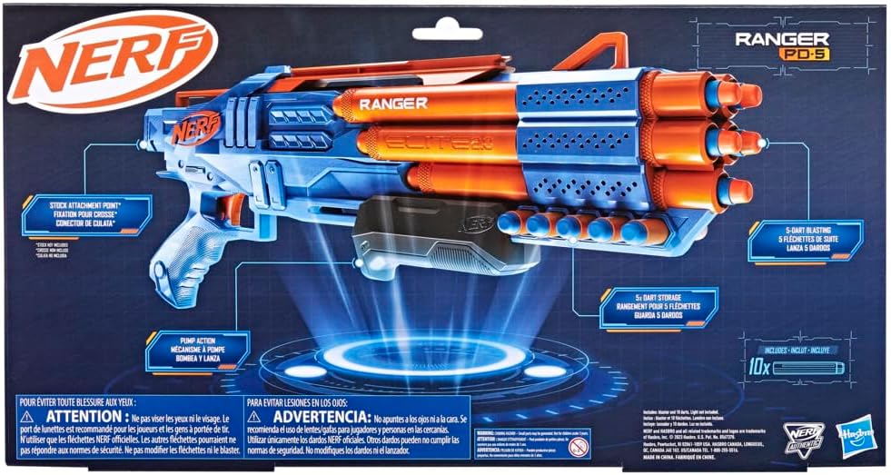 HASBRO NERF ELITE 2.0 RANGER PD5 BLASTER - Image 5