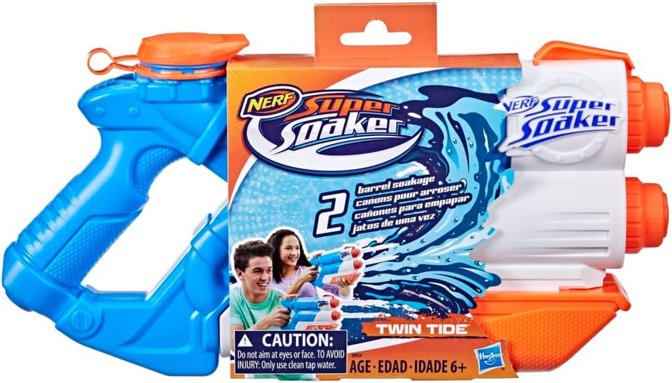 HASBRO NERF SUPER SOAKER TWIN TIDE WATER BLASTER - Image 3