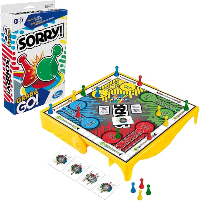 HASBRO SORRY GRAB AND GO GAME - Image 3
