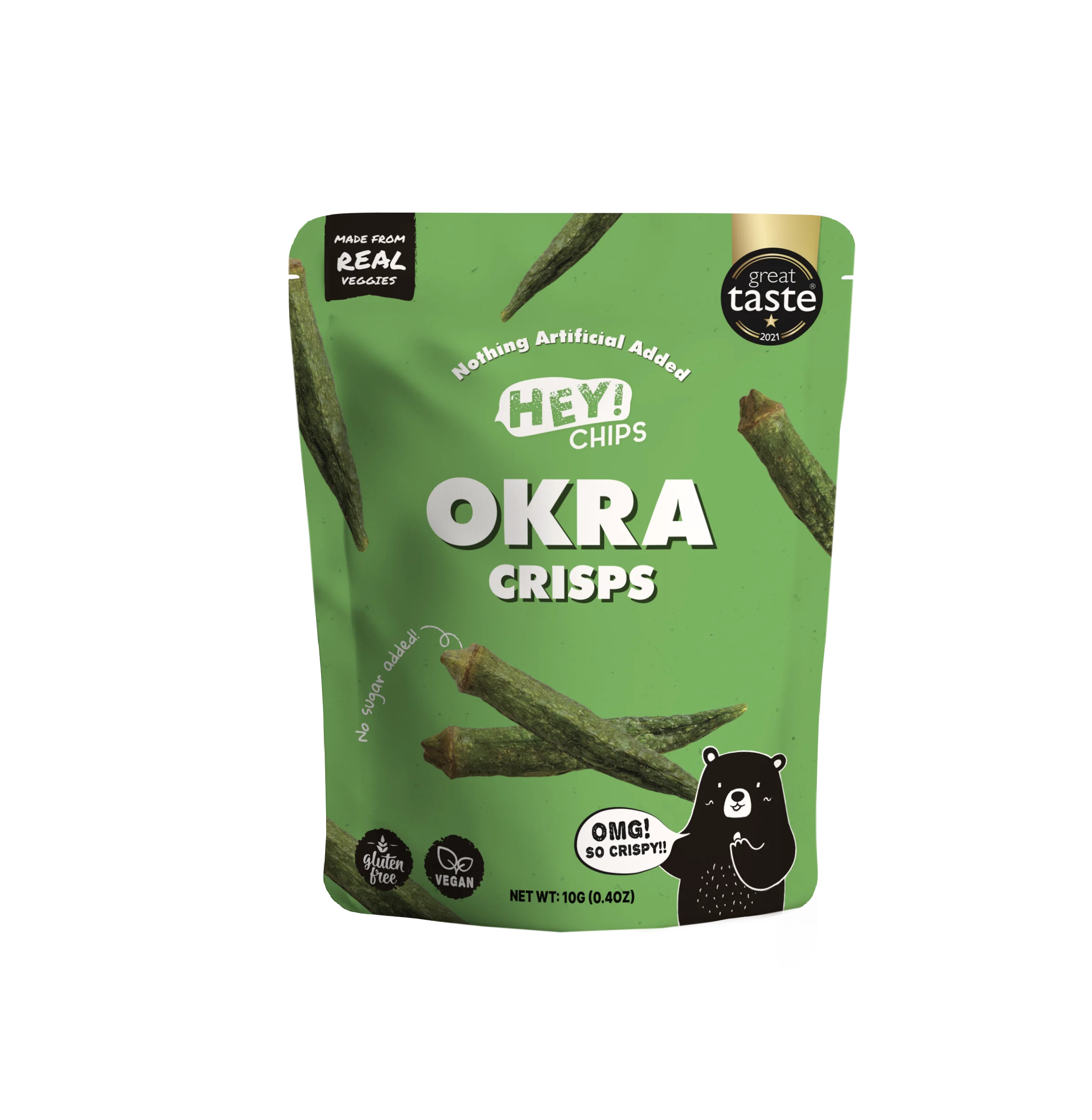 Hey Chips Okra Crisps 10g