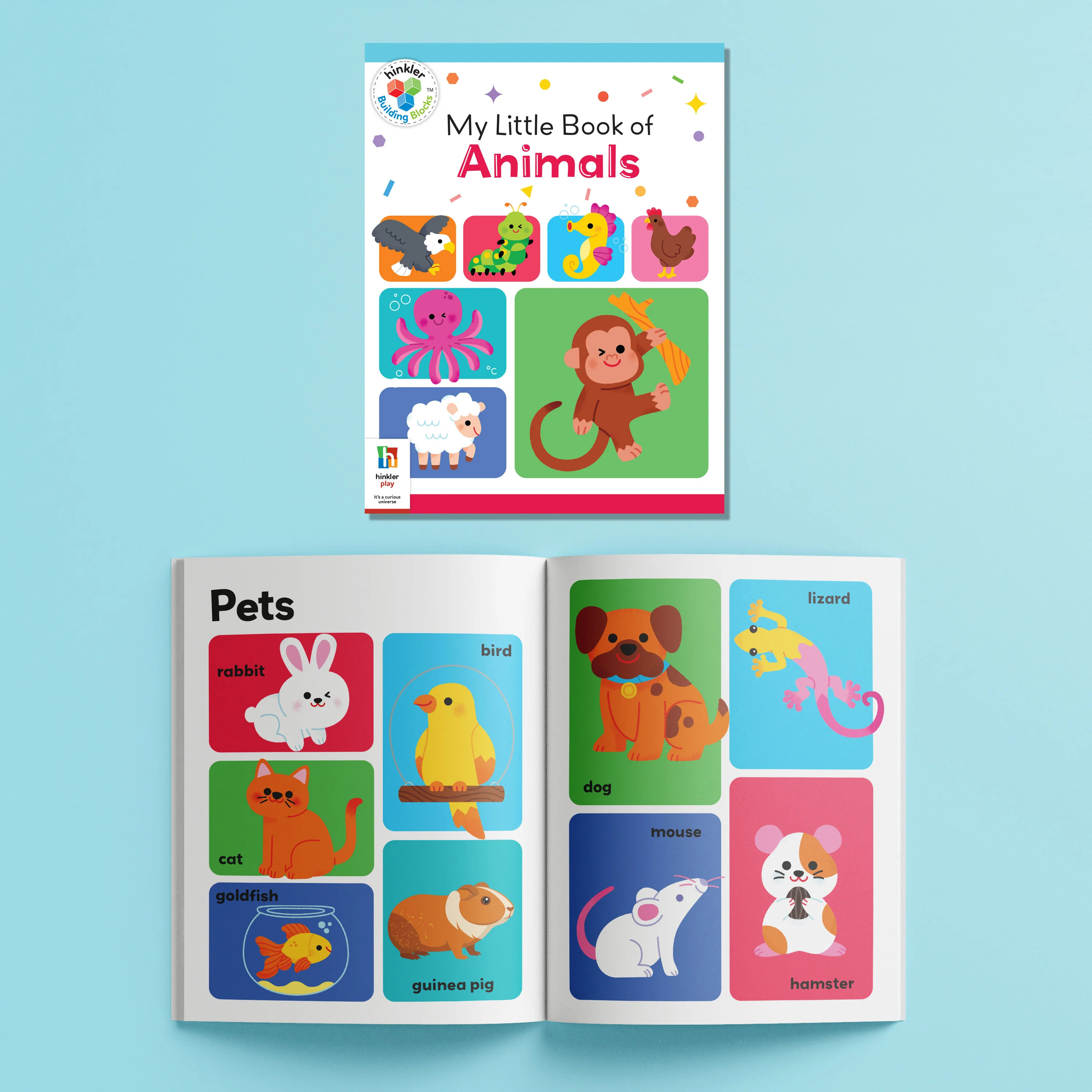 HINKLER BUILDING BLOCKS FLOOR PUZZLE FIRST ANIMALS - Image 2