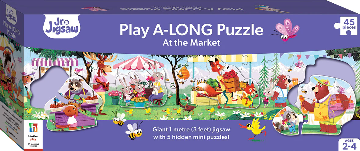 HINKLER JR JIGSAW PLAY A LONG PUZZLE AT THE MARKET