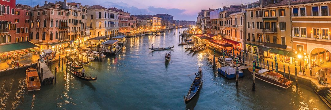 HINKLER MINDBOGGLERS 1000 PIECE PANORAMIC JIGSAW GRAND CANAL, VENICE, ITALY - Image 2