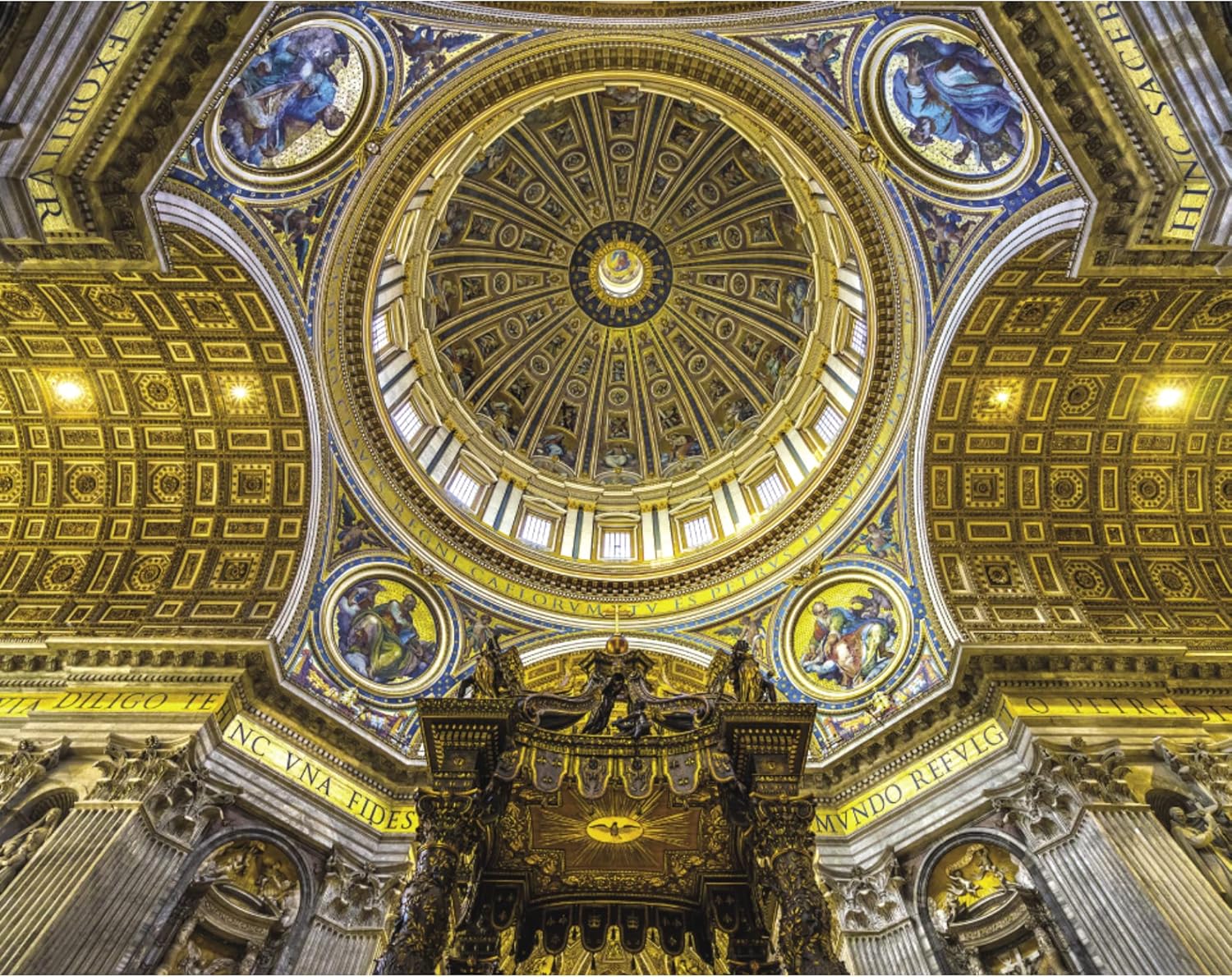 HINKLER MINDBOGGLERS GOLD 1500 PIECE JIGSAW PUZZLE ST PETERS BASILICA - Image 2