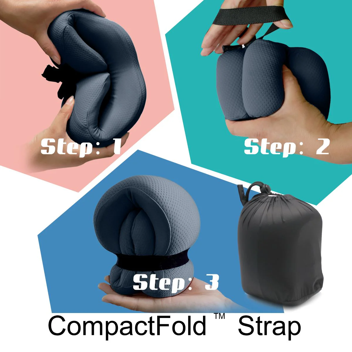 Hoodie Neck & Chin Cushion - Black - Image 3