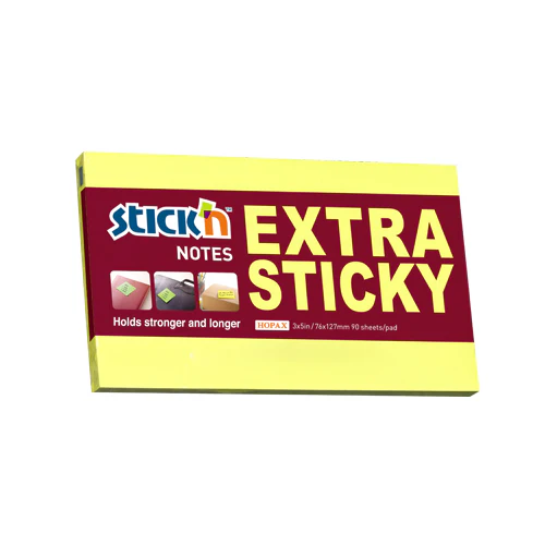 HOPAX EXTRA STICKY NOTES 3X5" 90S