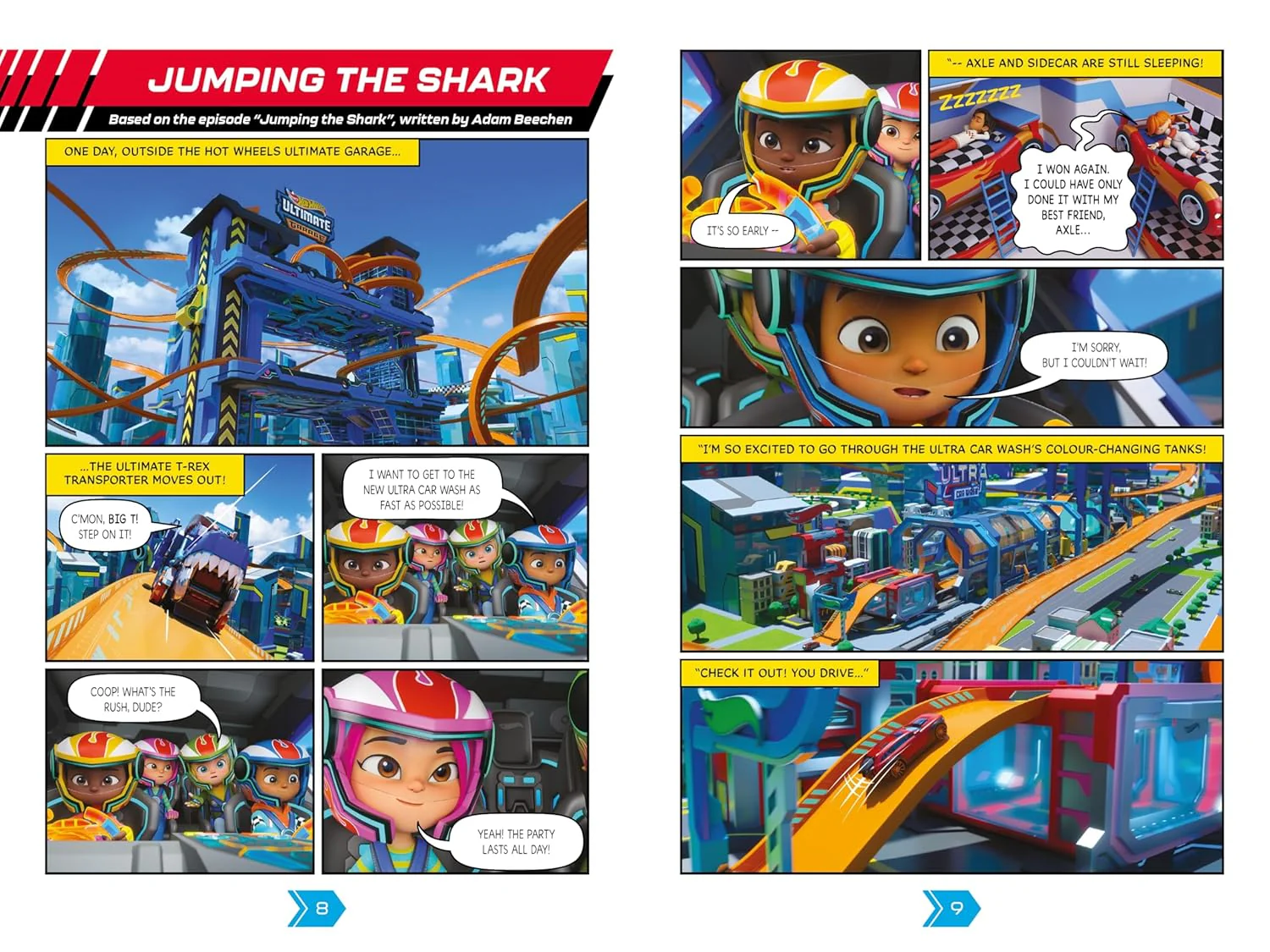 Hot Wheels: Let’s Race: Racers to the Rescue!: Graphic Novel - Image 2