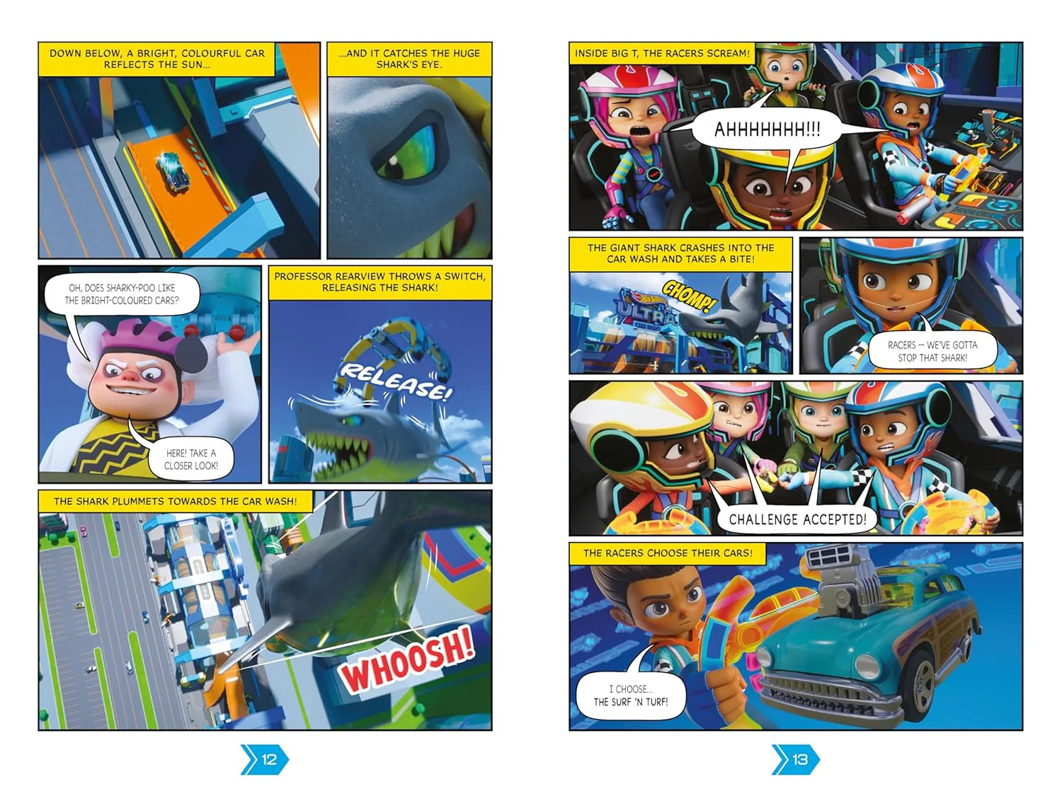 Hot Wheels: Let’s Race: Racers to the Rescue!: Graphic Novel - Image 4