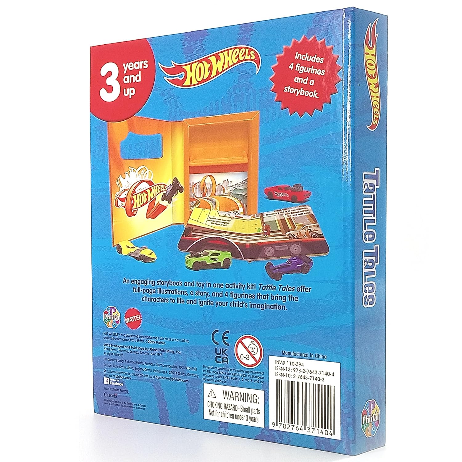 Hot Wheels Tattle Tales - Activity Books For Kids (12-Page Storybook, 4 Figurines) Board book – Picture Book - Image 2