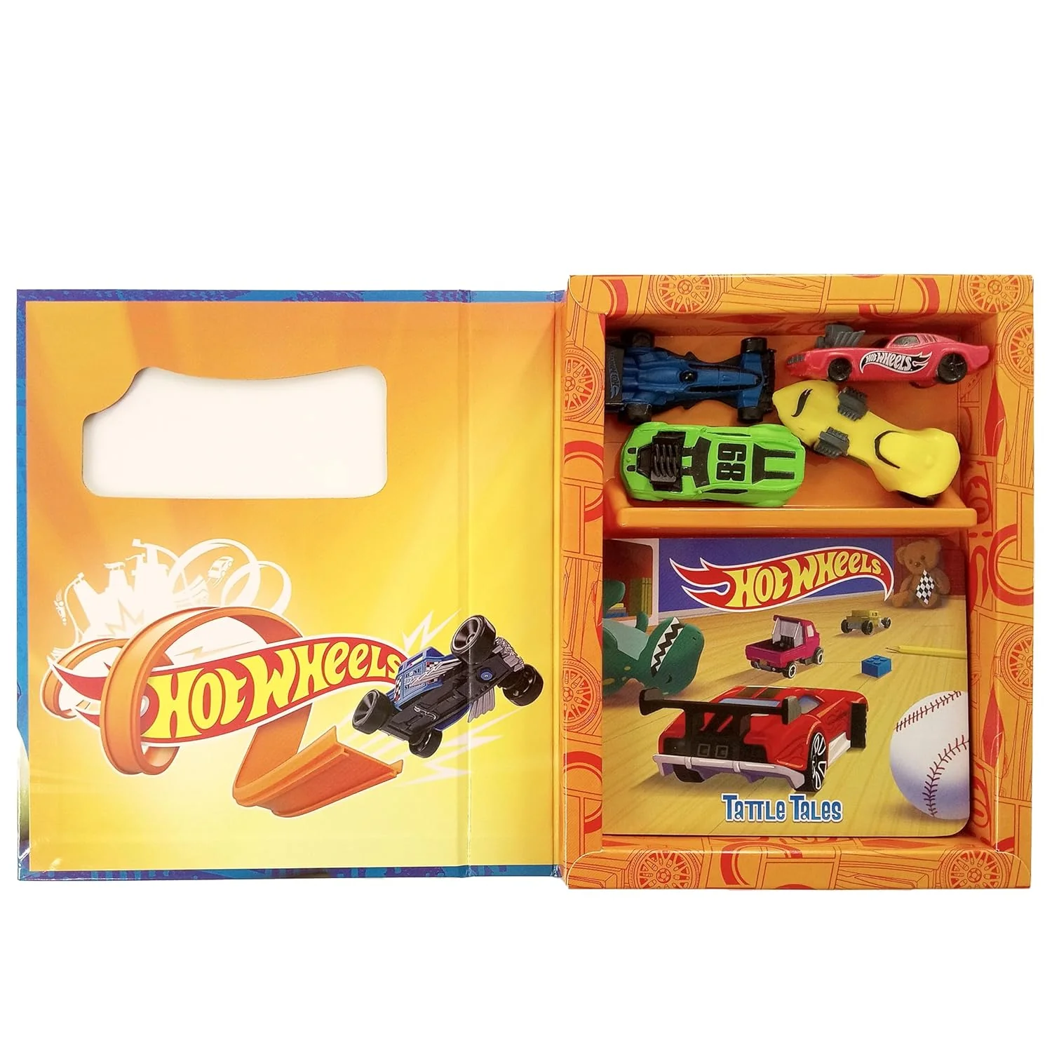 Hot Wheels Tattle Tales - Activity Books For Kids (12-Page Storybook, 4 Figurines) Board book – Picture Book - Image 3