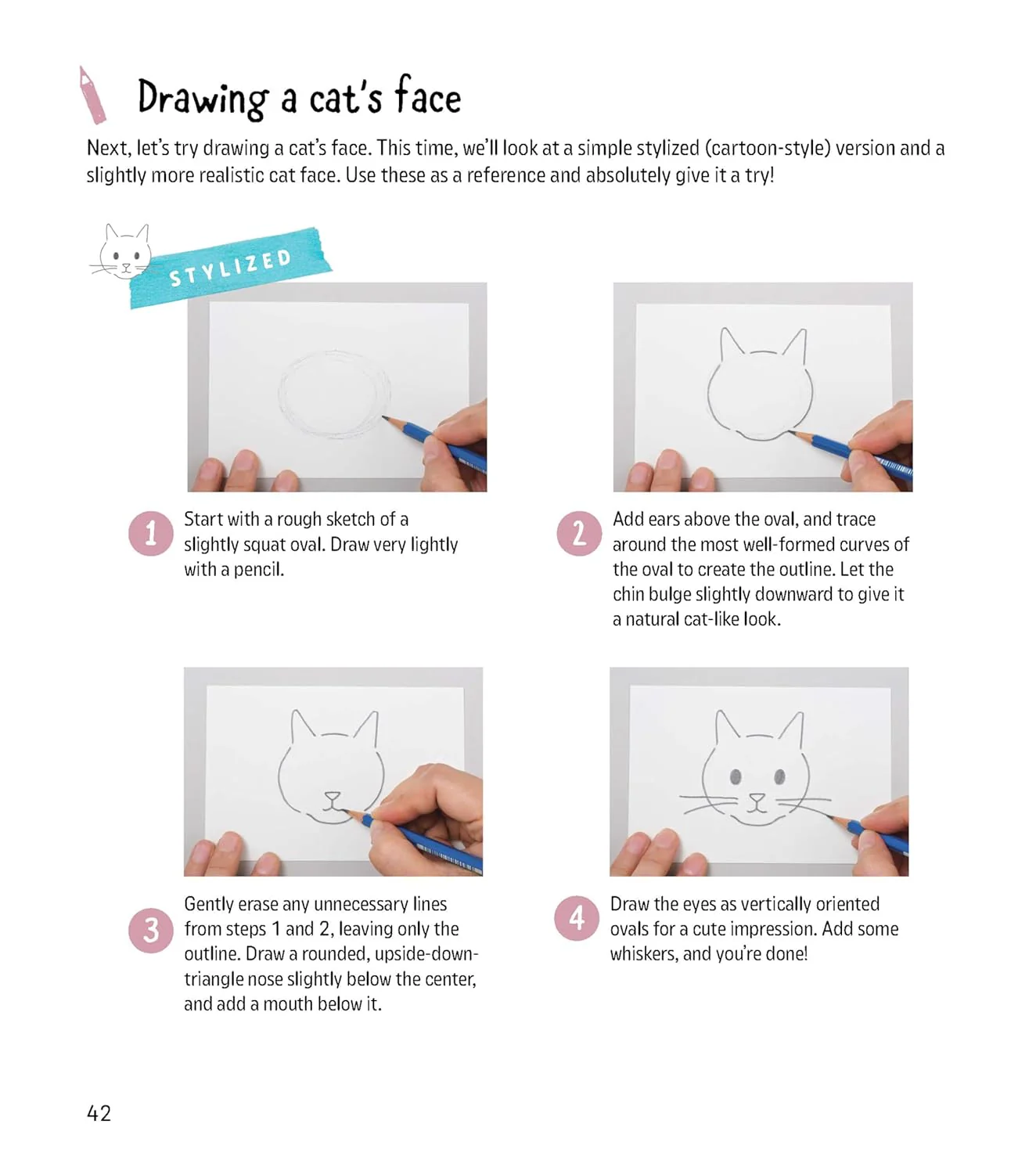 How to Draw Kawaii Cats: Sketch and Paint Your Adorable Feline Friends in Dozens of Different Ways! (Paperback) - Image 4