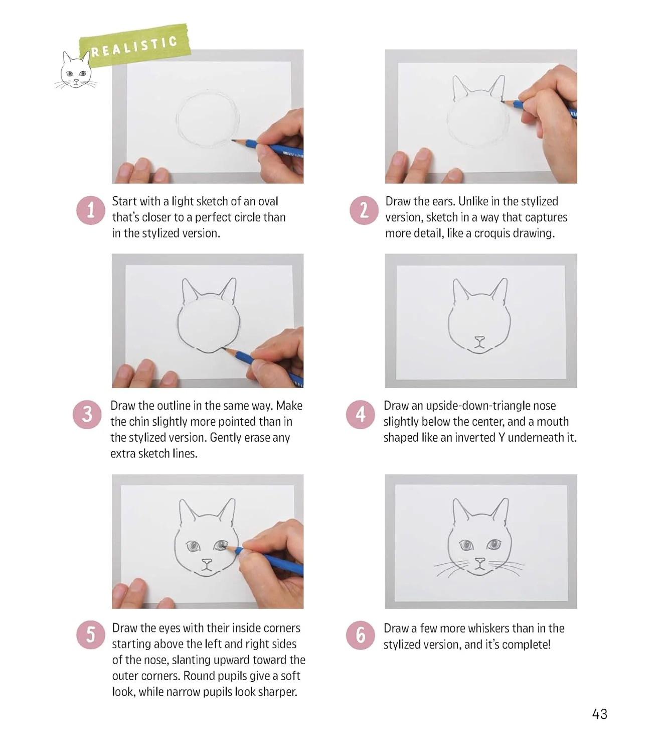 How to Draw Kawaii Cats: Sketch and Paint Your Adorable Feline Friends in Dozens of Different Ways! (Paperback) - Image 5