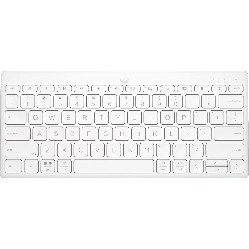 HP 350 Compact Multi-Device Bluetooth Keyboard – White