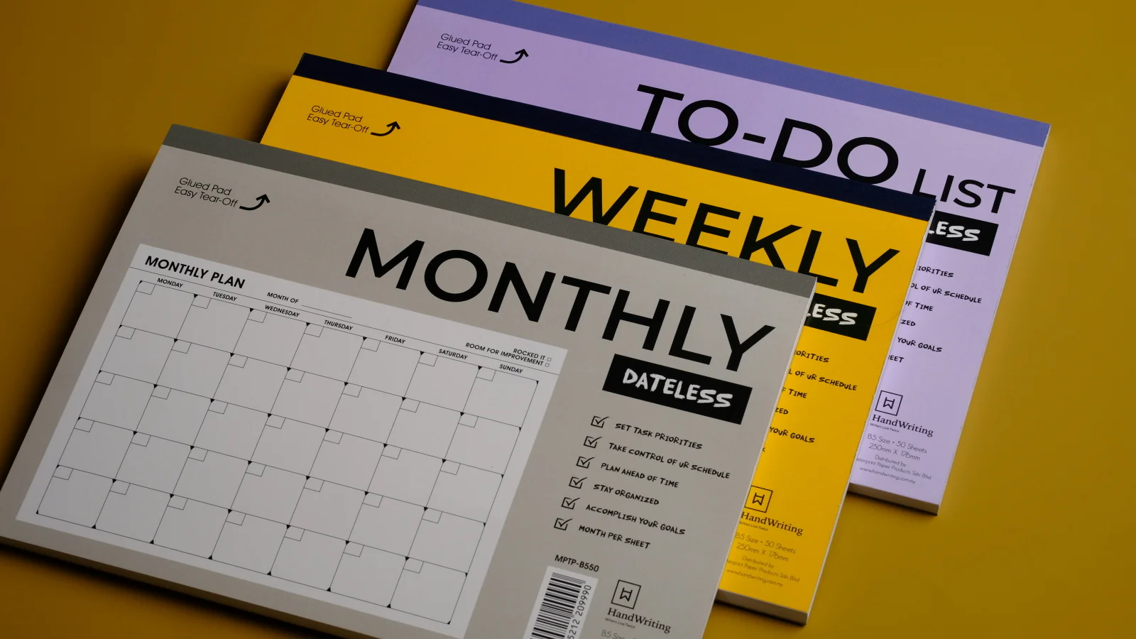 Hw Planner Pad (weekly) B5/80g Wptp-b550 - Image 2