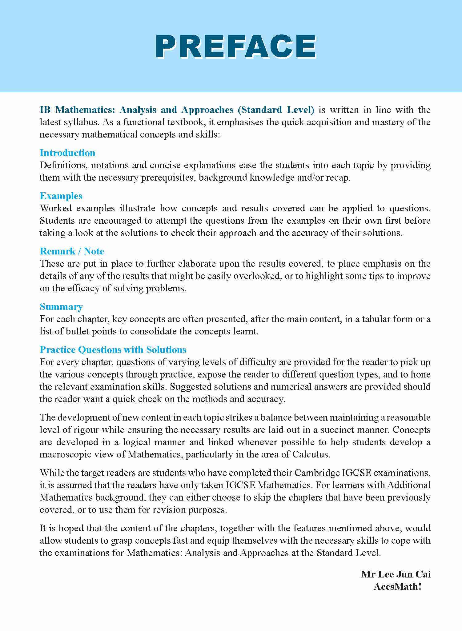 IB Mathematics: Analysis and Approaches (Standard Level) - Image 2