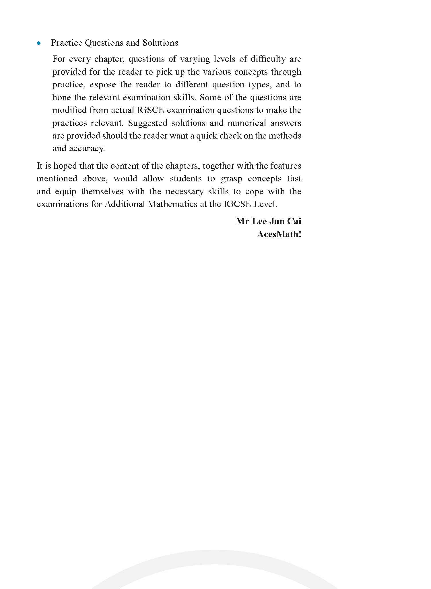 IGCSE Additional Mathematics - Image 3