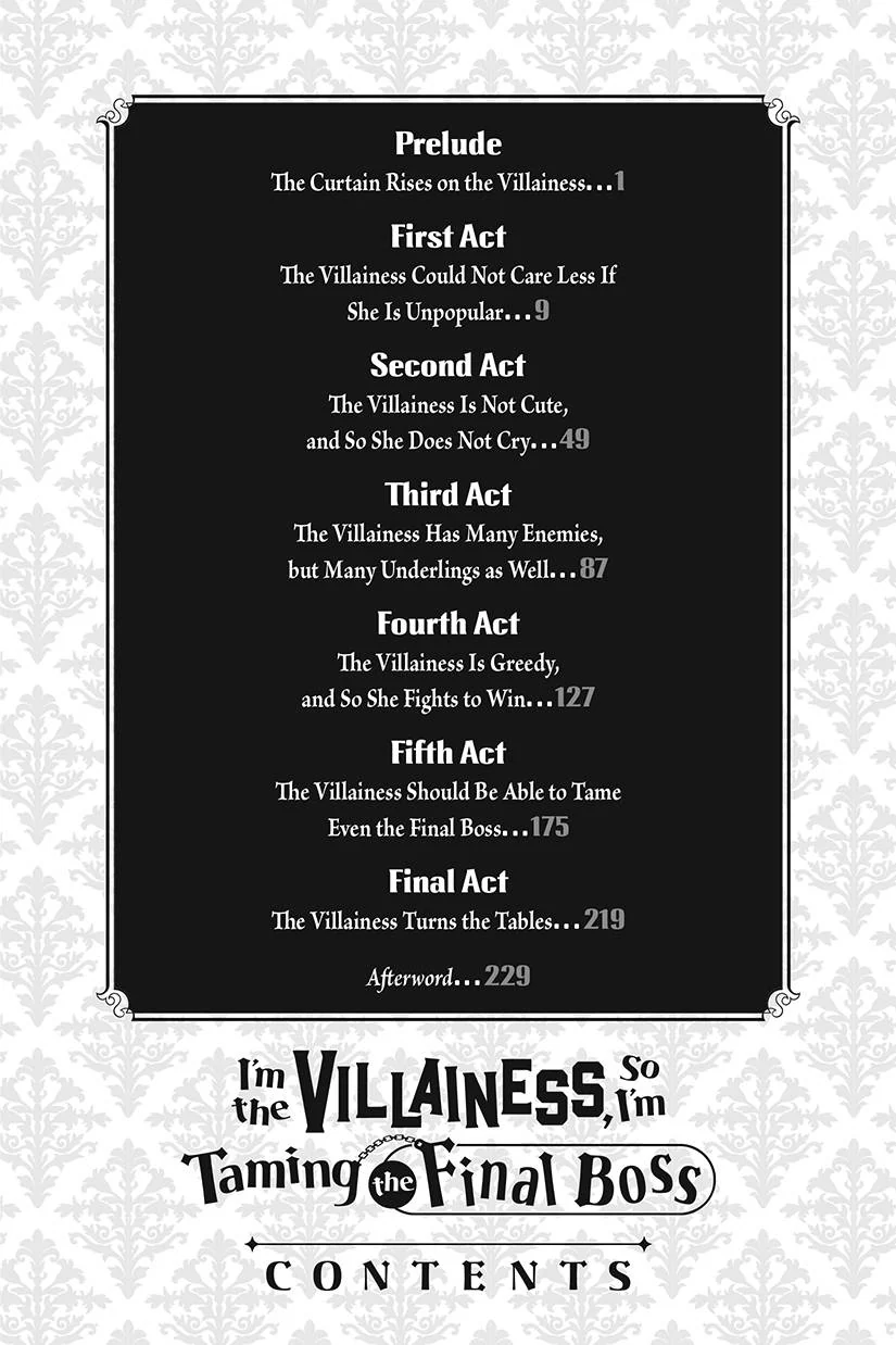 I'm The Villainess, So I'm Taming The Final Boss 01 (Light Novel) - Image 2