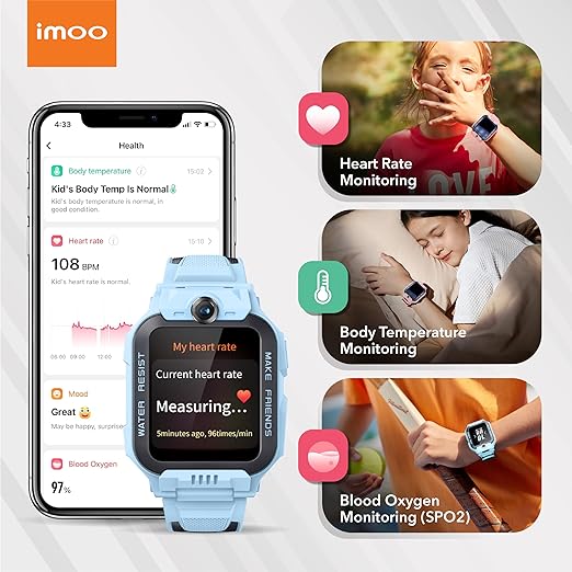 Imoo Kids Watch Phone Z7 - Blue (小天才) - Image 4