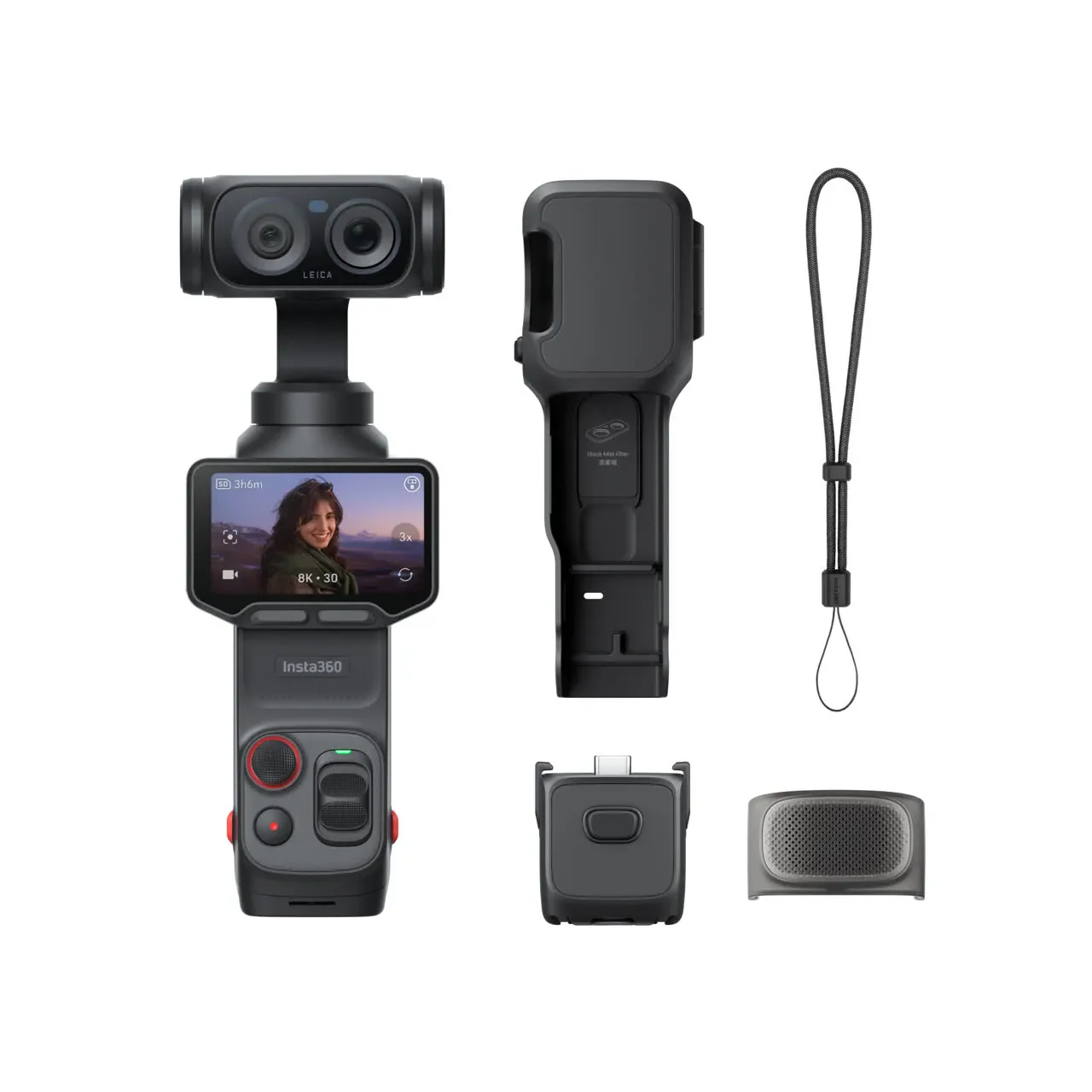 Insta360 Luna Ultra 8K Gimbal Camera Standard Bundle - Cosmic Black