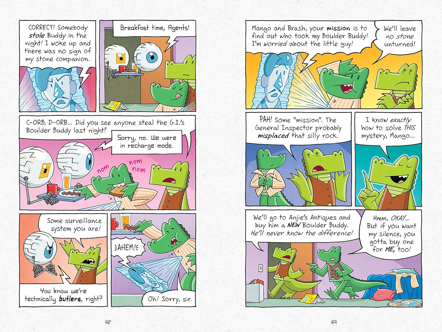 InvestiGators 05: Braver and Boulder - A Laugh-Out-Loud Comic Book Adventure! (Paperback) - Image 4