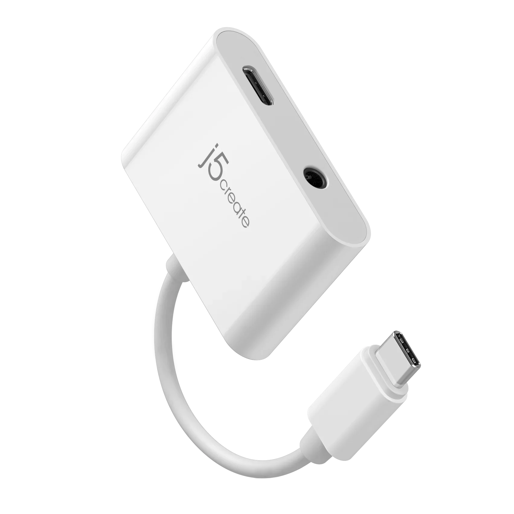J5Create JCA122 USB-C to 3.5mm Audio with PD Adapter - Image 4