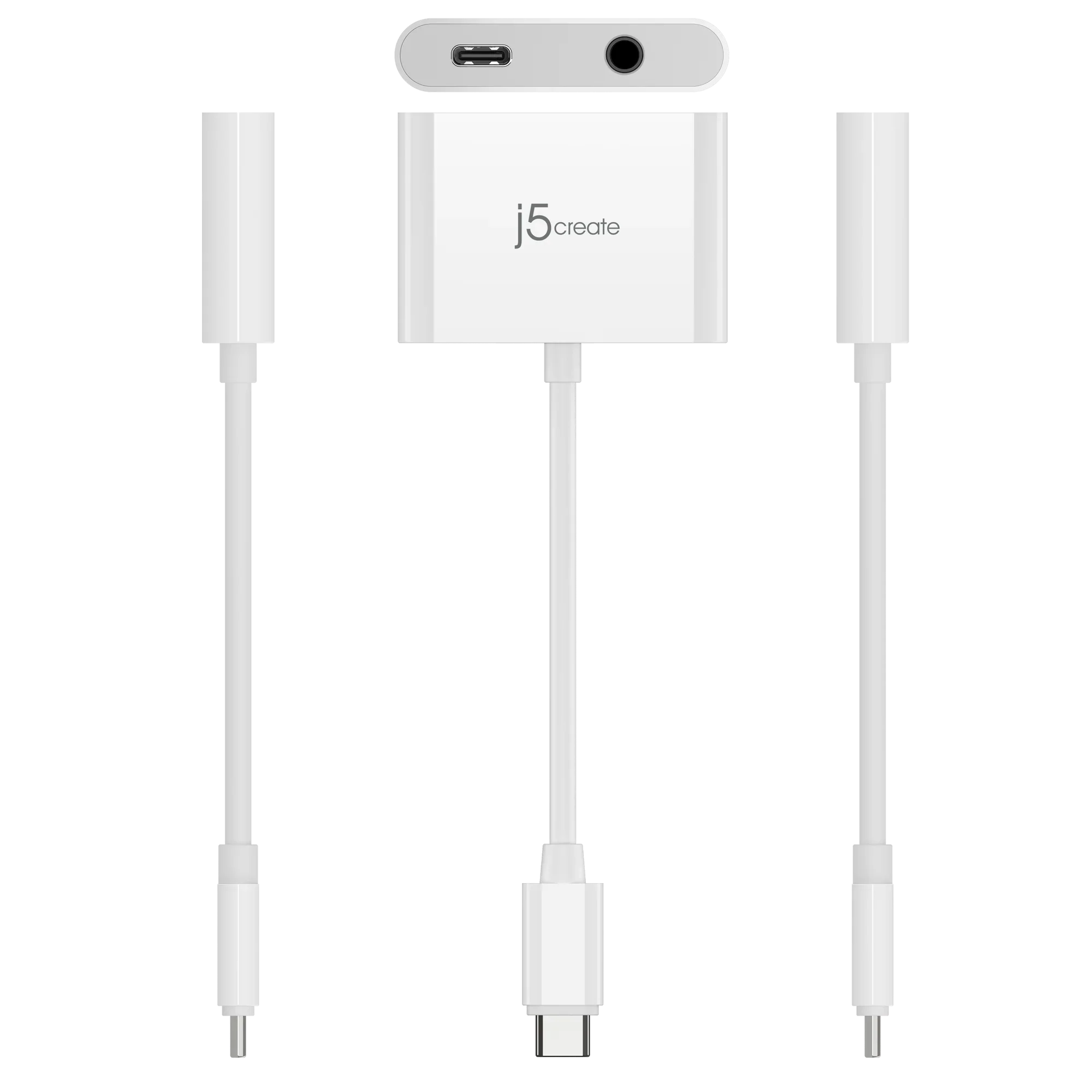 J5Create JCA122 USB-C to 3.5mm Audio with PD Adapter - Image 5