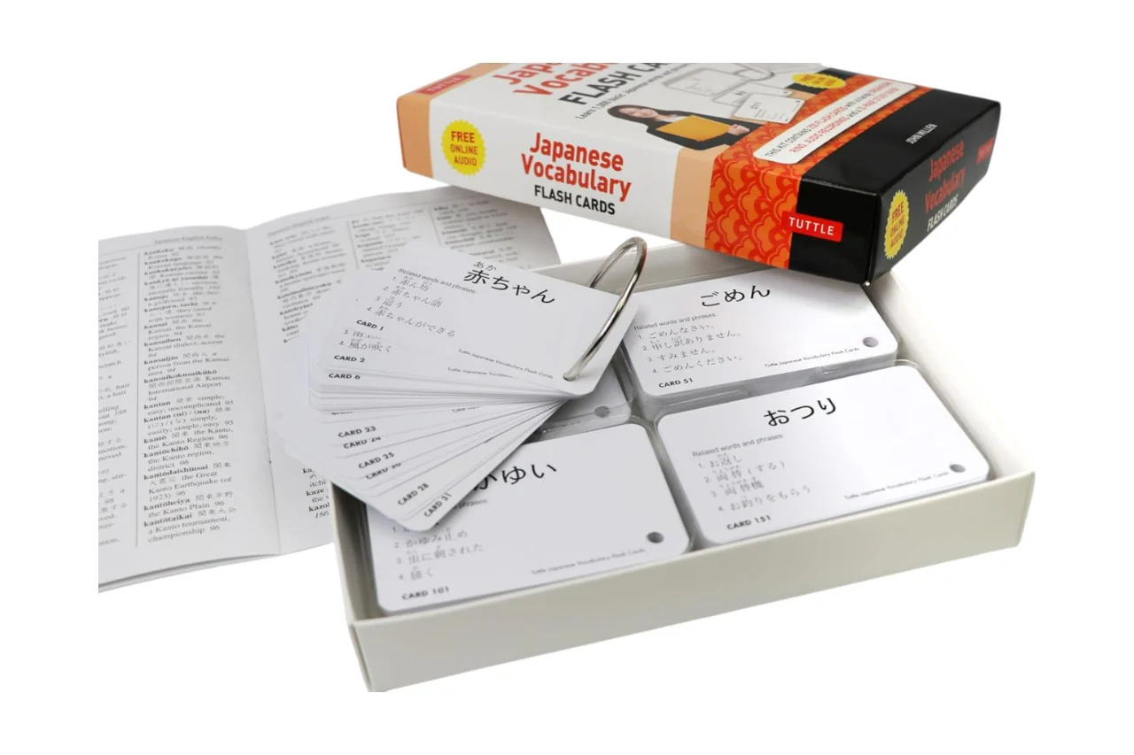 Japanese Vocabulary Flash Cards Kit - Image 3