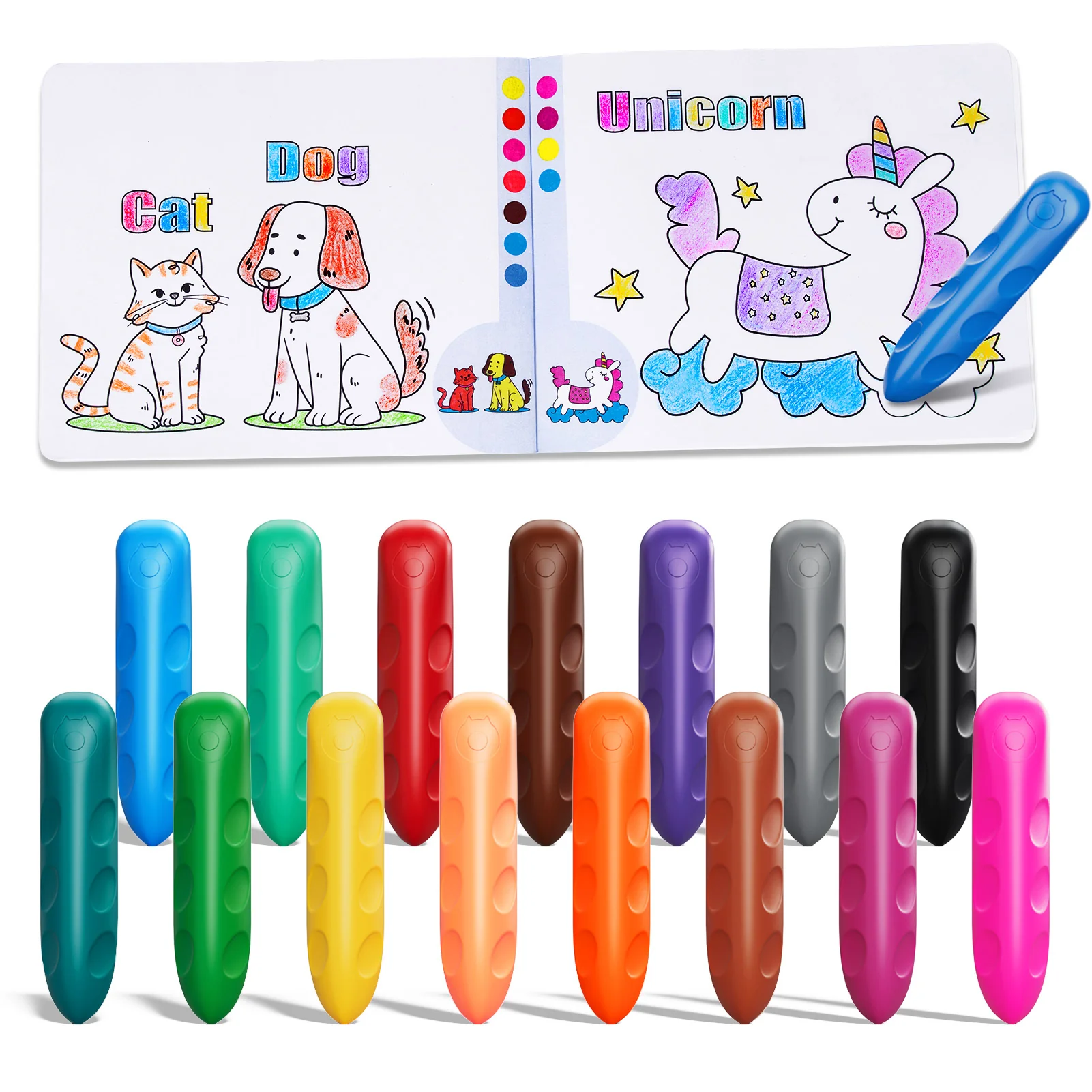 JOYCAT JUMBO CRAYON 16 COLORS - Image 3