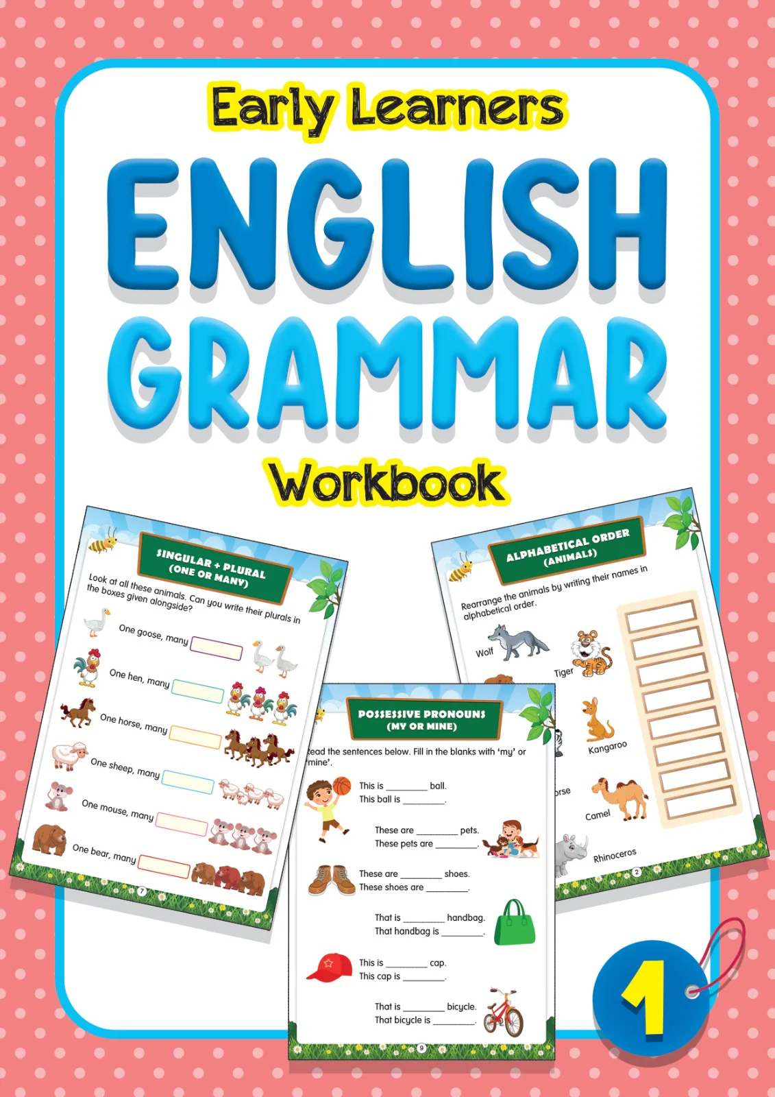 K1 Early Learners English Grammar Workbook 1