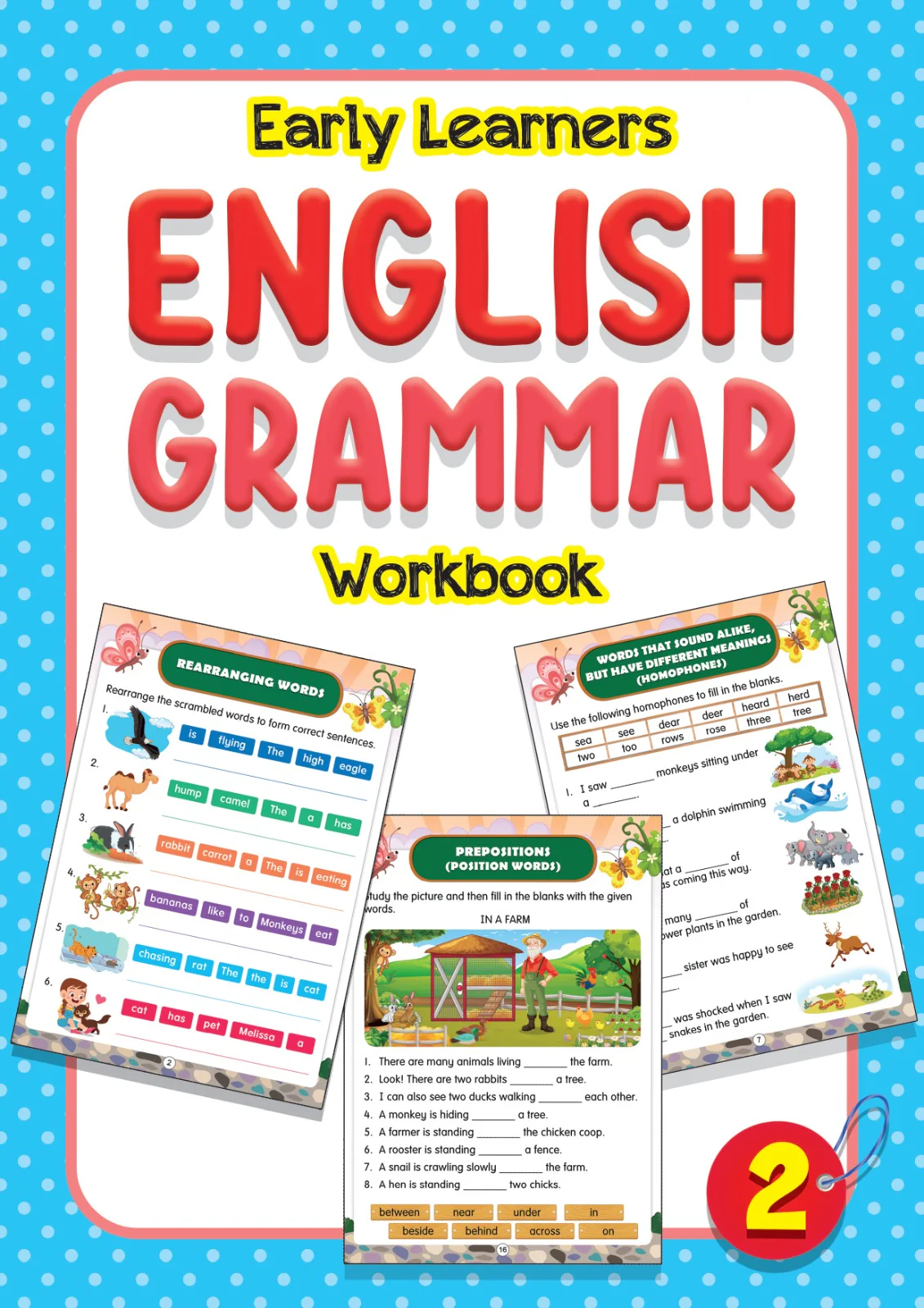 K1 Early Learners English Grammar Workbook 2
