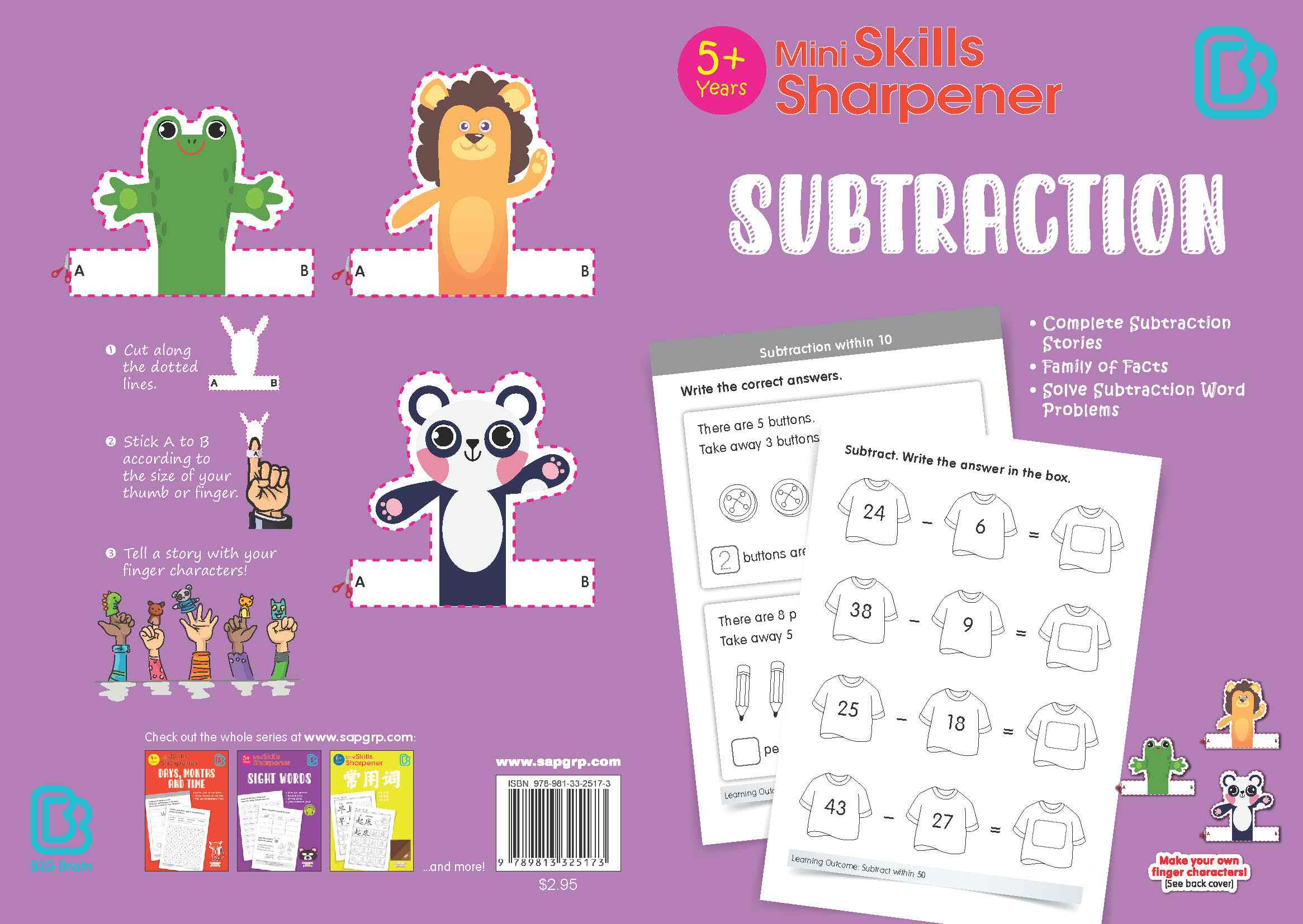 K1 - Mini Skills Sharpener SUBTRACTION (5+ Years) - Image 2