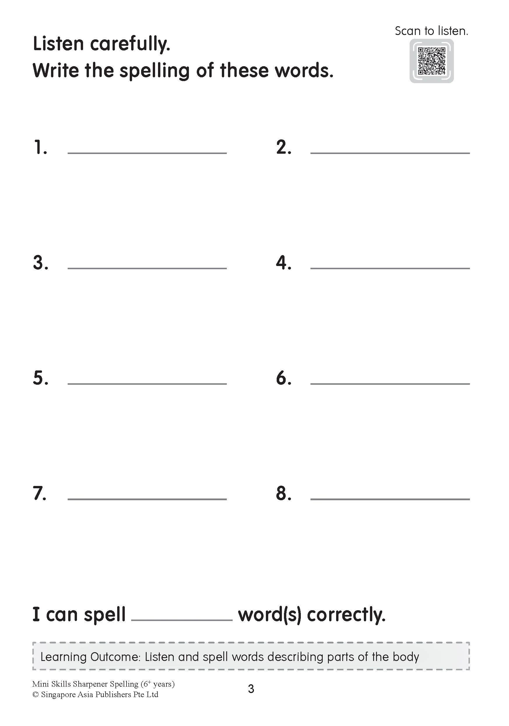 K2 - Mini Skills Sharpener SPELLING (6+ Years) - Image 4