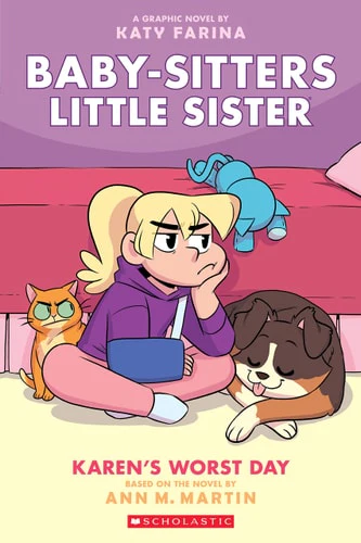 Karen's Worst Day: A Graphic Novel (Baby-Sitters Little Sister #3) – Paperback