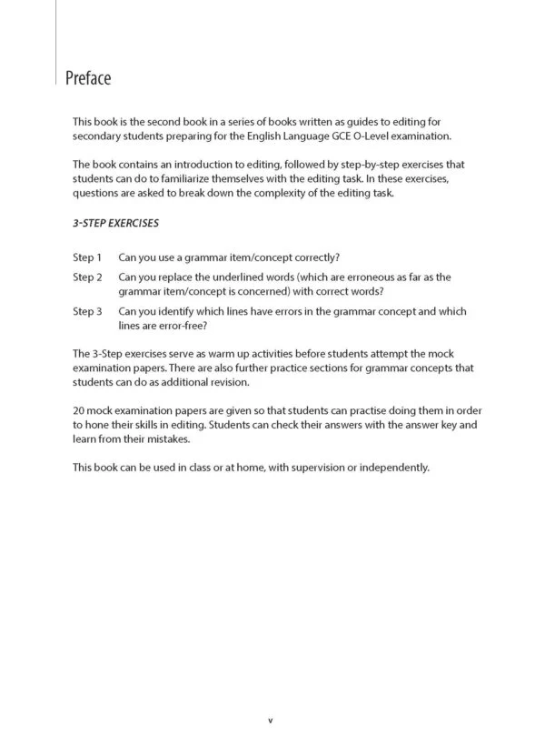 Key Guide O-Level English Mastering Editing - Image 3