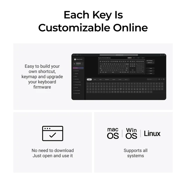 Keychron V6 Ultra 8K Wireless Custom Mechanical Keyboard - Brown - Image 5