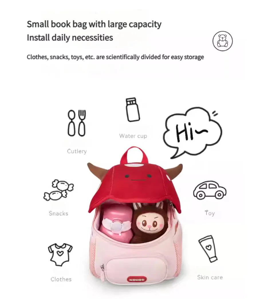 KIDS BACKPACK RED BERRY - Image 2