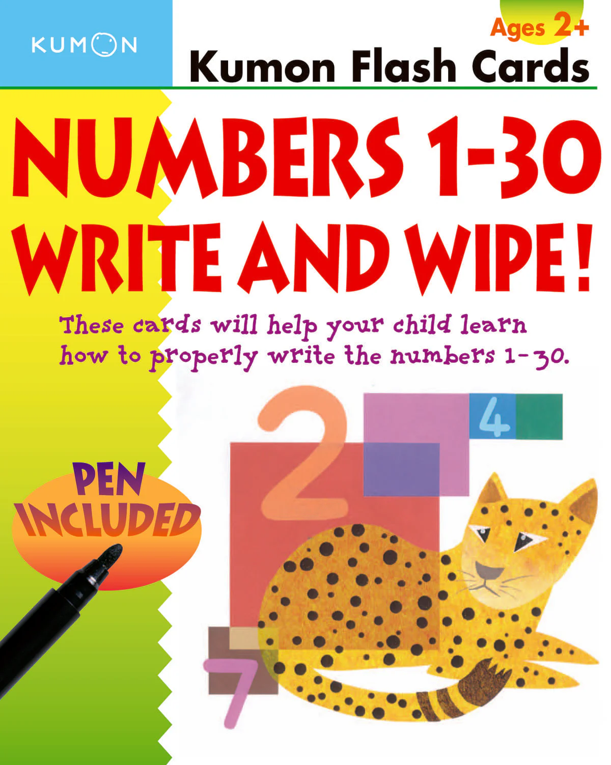 Kumon: Numbers 1-30 Write Wipe