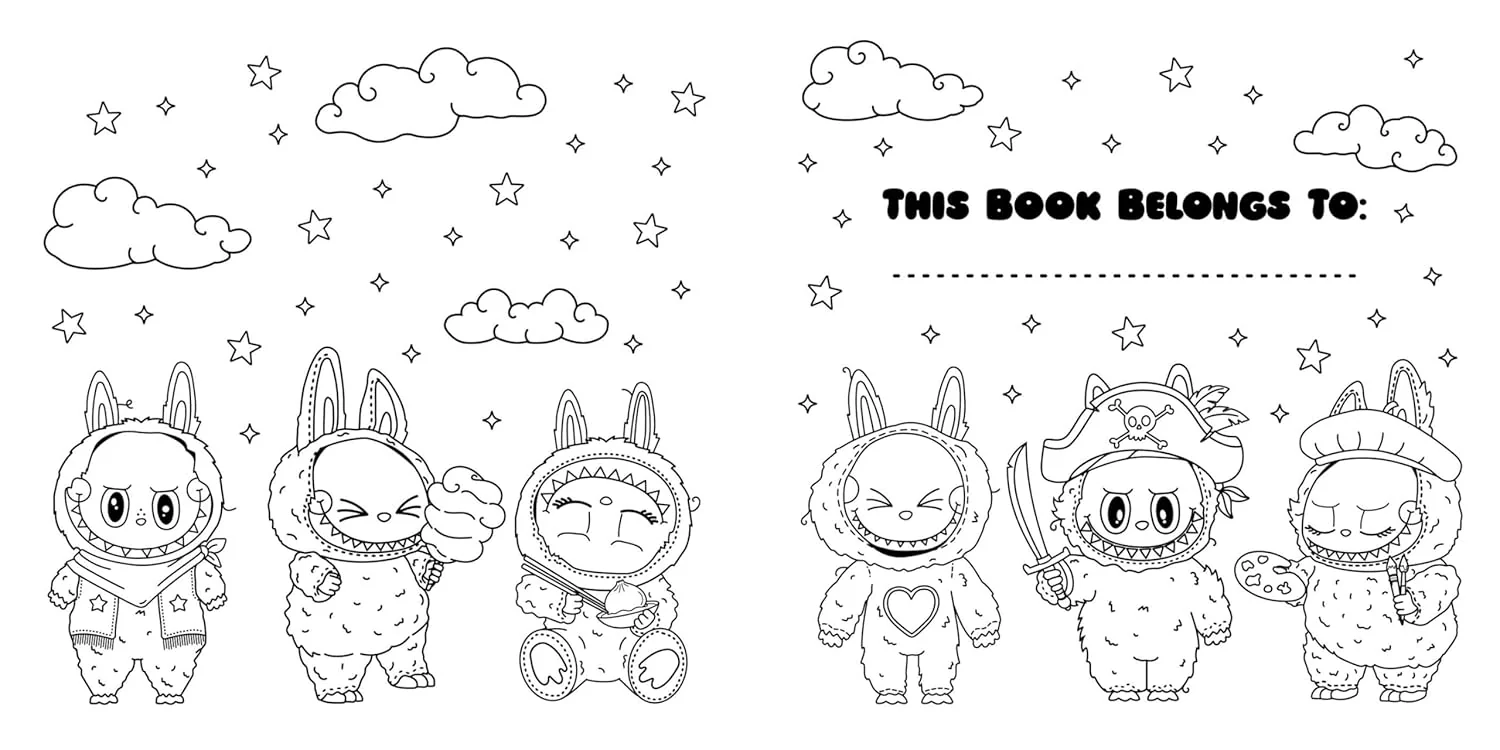 Lafufu Coloring Book (UK) - Image 2