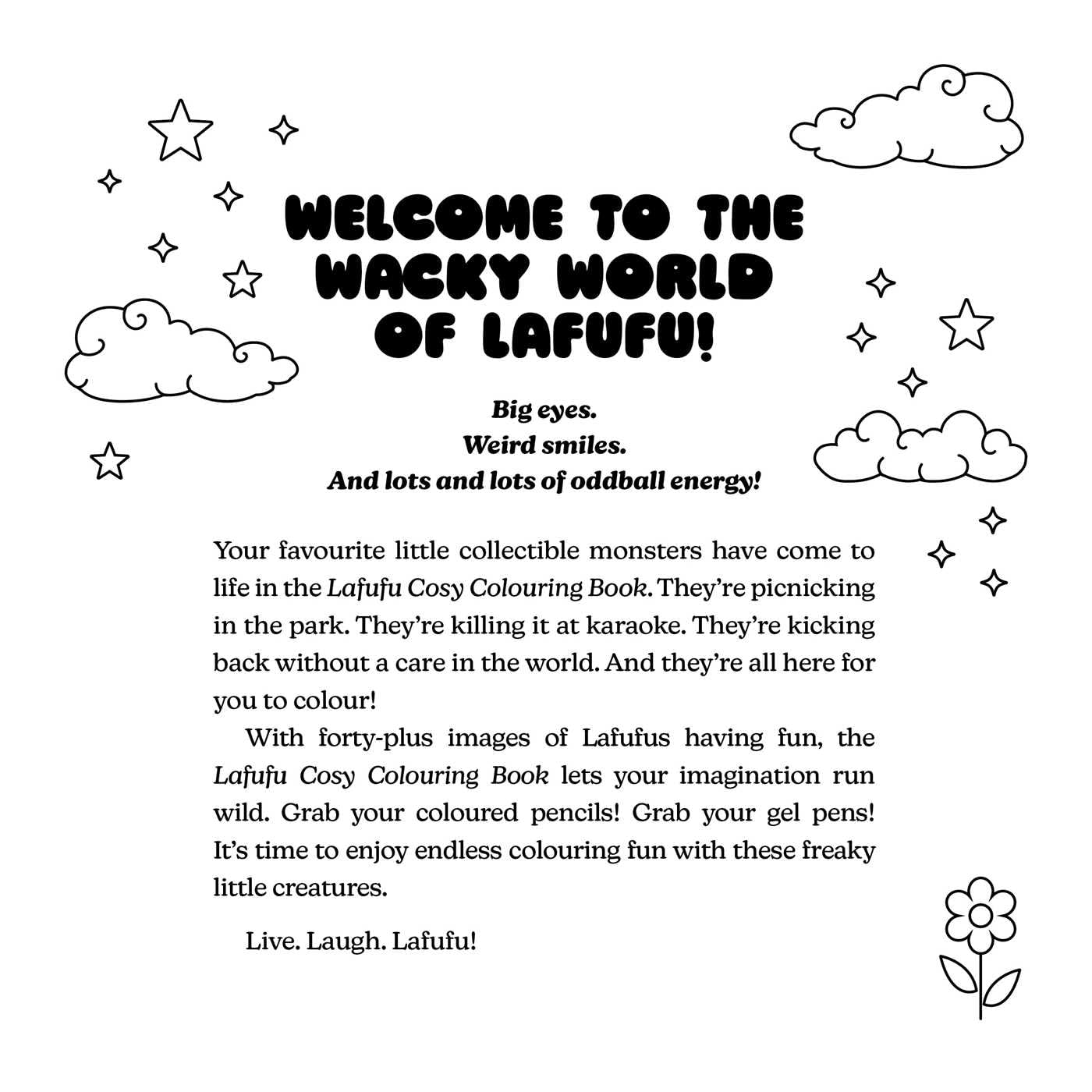 Lafufu Coloring Book (UK) - Image 3