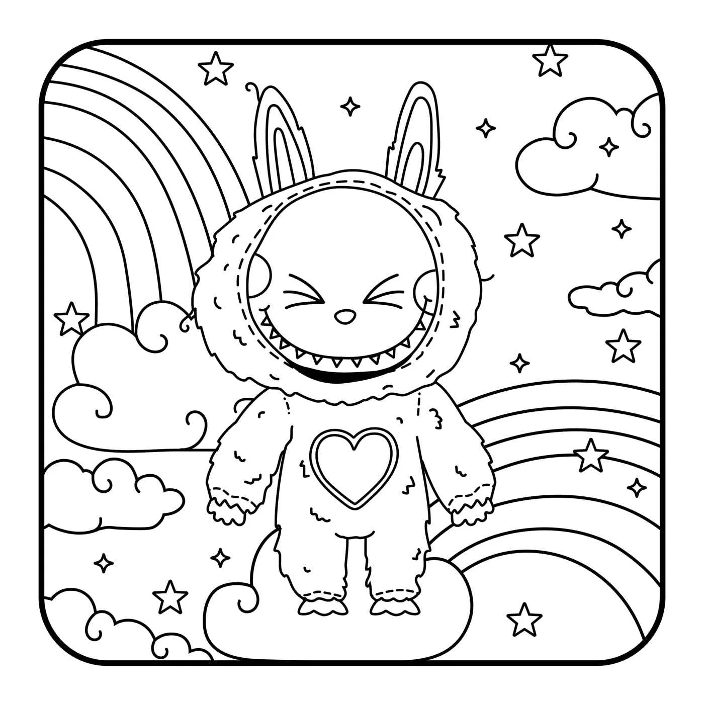 Lafufu Coloring Book (UK) - Image 5